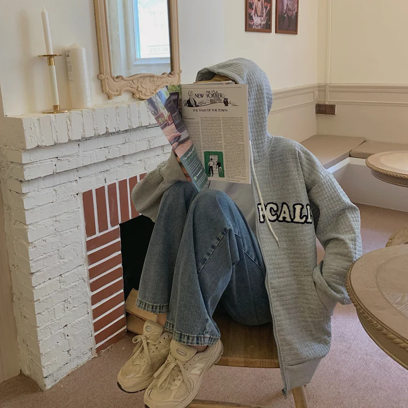 

2021 Cardigan Sweater Women's Hooded Loose Casual