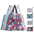 Стильные складные многоразовые Экологически чистые Водонепроницаемый рюкзак для шоппинга Сумка-тоут Бакалея складная сумка для хранения сумка-шоппер Сумки