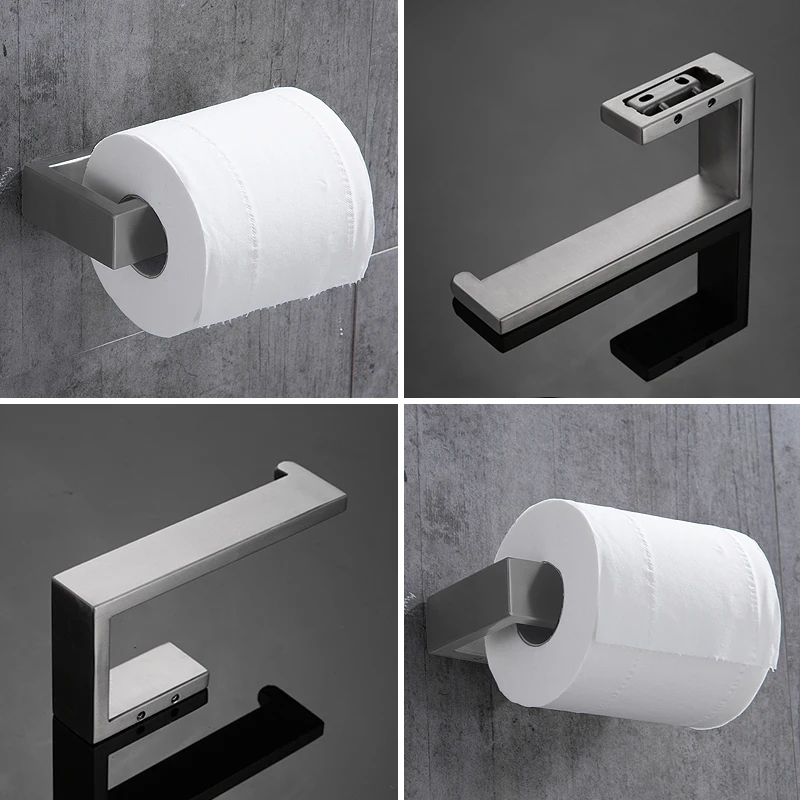 Набор аксессуаров для ванной комнаты из нержавеющей стали вешалка полотенец