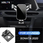 Автомобильный мобильный телефон держатель для Hyundai Sonata 2020 Авто GPS тяжести стенд, устанавливаемое на вентиляционное отверстие в салоне автомобиля магазин при навигации кронштейн аксессуары для ванной комнаты