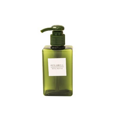 Dark green Контейнеры для хранения бутылки для лосьона прессованного типа большая емкость Шампунь Гель для душа мыло для рук жидкость для стирки путешествия суб-бутылка - Цвет: Dark green