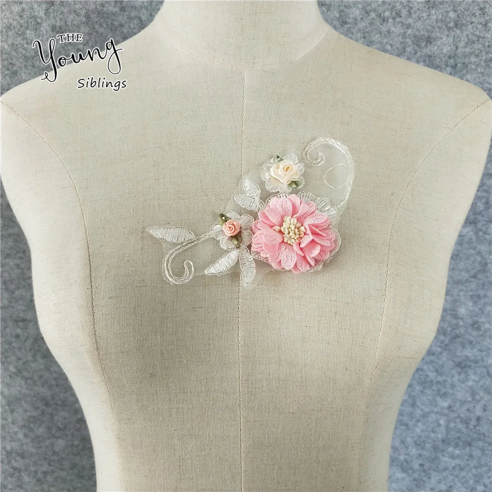 Искусственная отделка вышивка своими руками вырез аппликация для одежды швейные