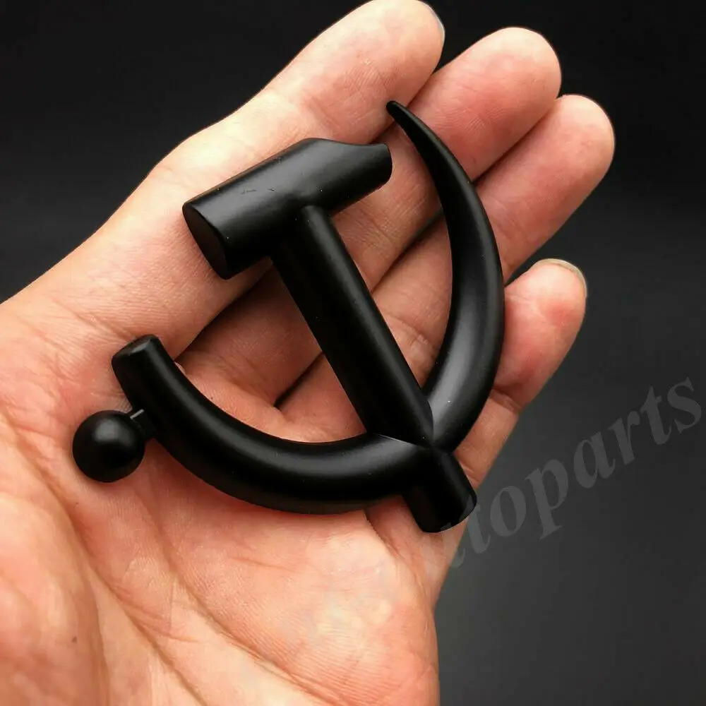 

2x Metal Black The Communist Party of China CPC Car Front Grille Emblem Badge