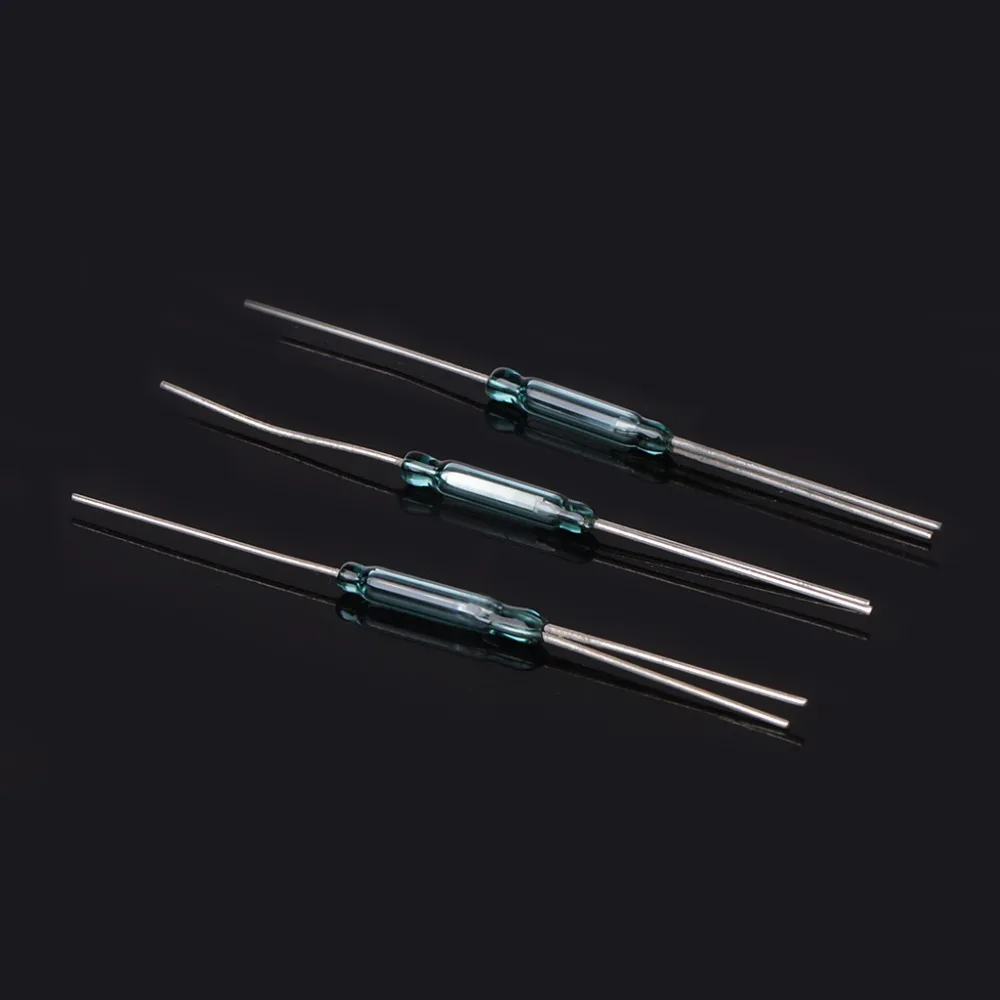 BGEKTOTH 10 Pcs 2.5X14mm 4W 3 Pin Glass Reed Relay Magnetic Switches N/O N/C SPDT 2.5mm Diameter | Обустройство дома