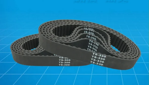 

T5-860/870/1100/1260/1300 Rubber Timing Belt Black 1PC