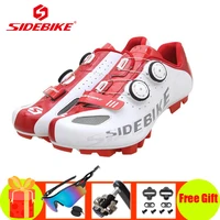 sidebike cycling shoes men ultra light breathable mountain bike sneakers add spd pedals sapatilha ciclismo mtb racing footwear