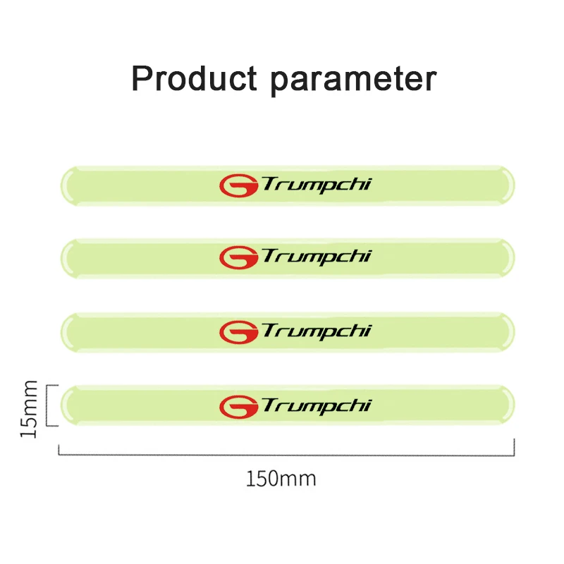 Светоотражающие полосы на края двери автомобиля наклейка для Trumpchi Ge3 Gs5 Gs3 Gs8 Gs4 GS7