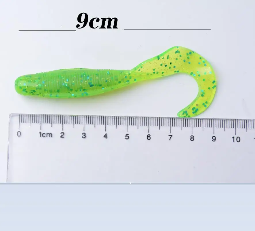 Приманки для ловли рыбы 5 шт. в партии 6g 9 см воблеры Карп Jig Head мягкие приманки