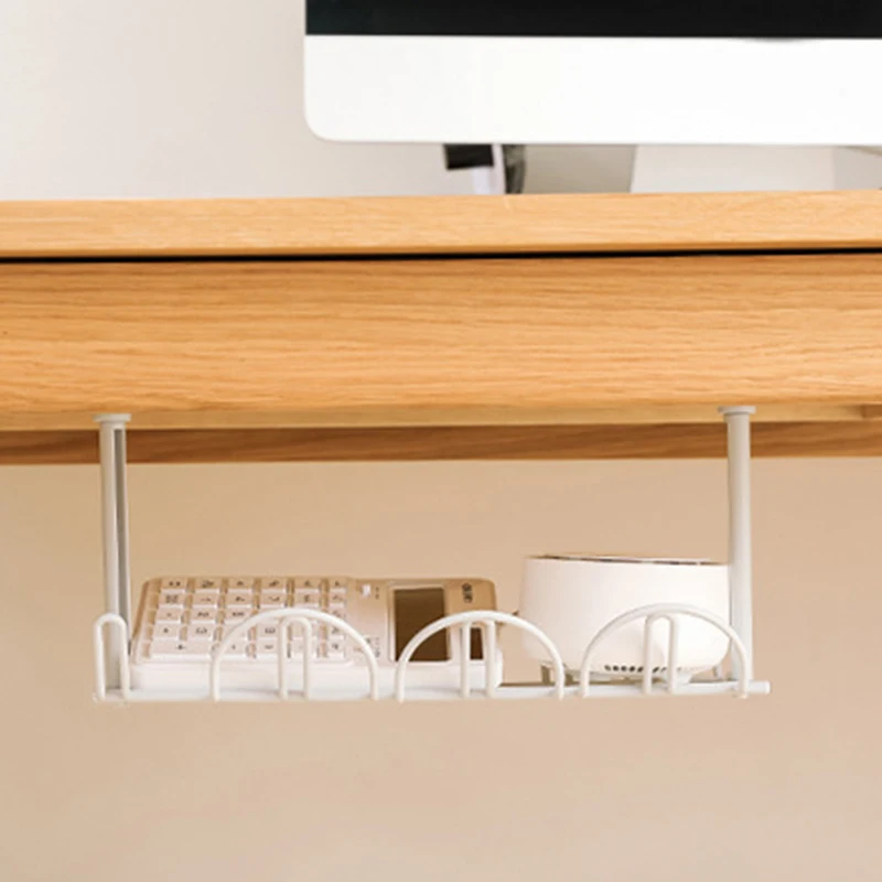 Настольный нижний Кабельный органайзер клейкие бытовые принадлежности полка