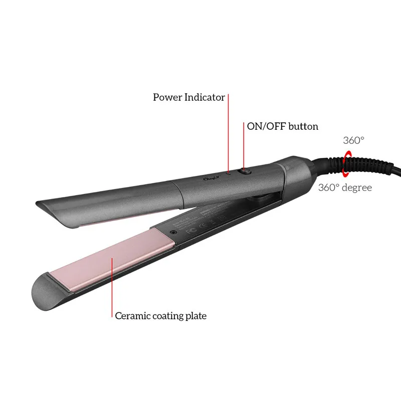 

Professional electric Straightener Iron Ceramic Hair curler Curling Iron Straightening Temperature control Flat Iron styler