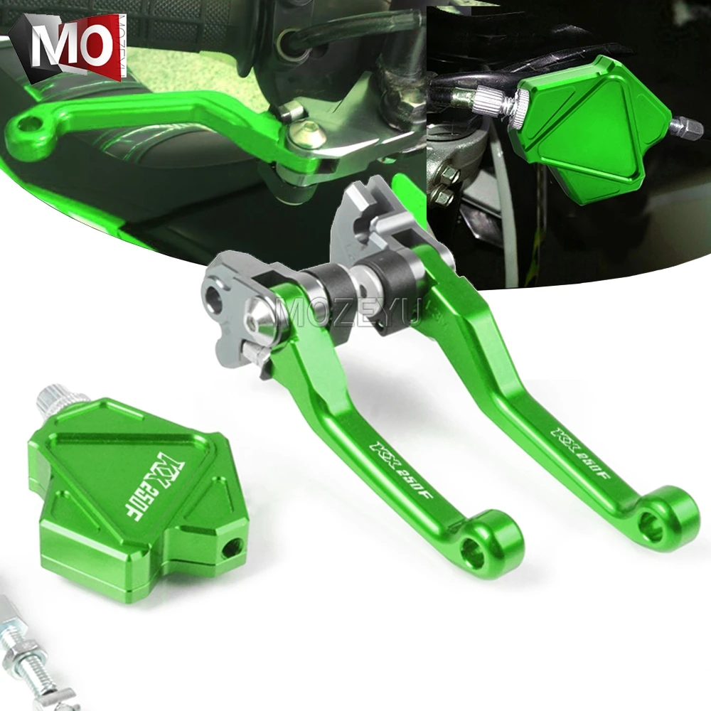 Рычаг Сцепления поворотного тормоза CNC для Kawasaki KX250F KX250 KX 250 F 250F Motocross тормоз трюка
