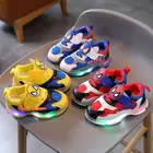 Кроссовки детские, со светодиодной подсветильник кой, для мальчиков и девочек