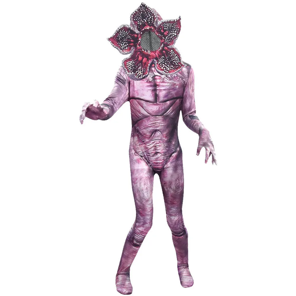 Demogorgon/костюм для Хэллоуина для детей, необычные вещи, человек-пожиратель, цветок, страшная крепостная маска, карнавальные Вечерние Маски