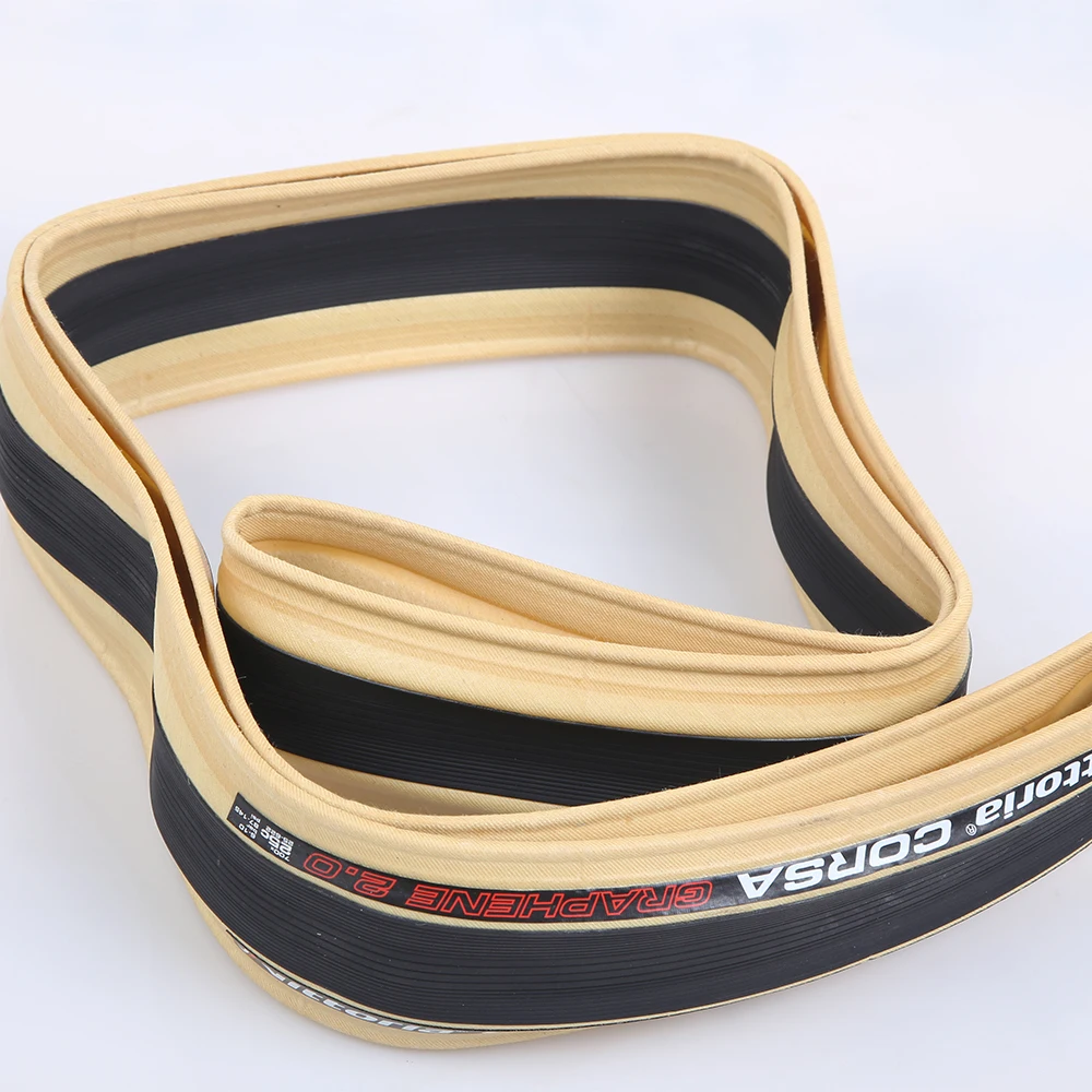 Vittoria Corsa G + Competition Graphene 2 0 700x25C 700c × 28c черный/желтый Tan 320 TPI шоссейные шины для