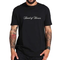 band of horses things are great 2022 new album t shirt american rock music band essential tee tops 100 cotton eu size