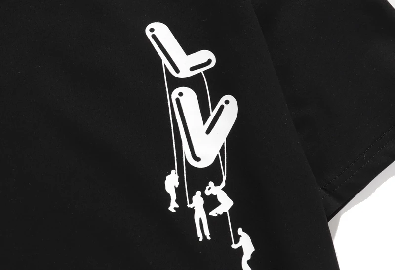 

2021 spring and summer cotton letter printing short-sleeved all-match casual men and women the same couple T-shirt