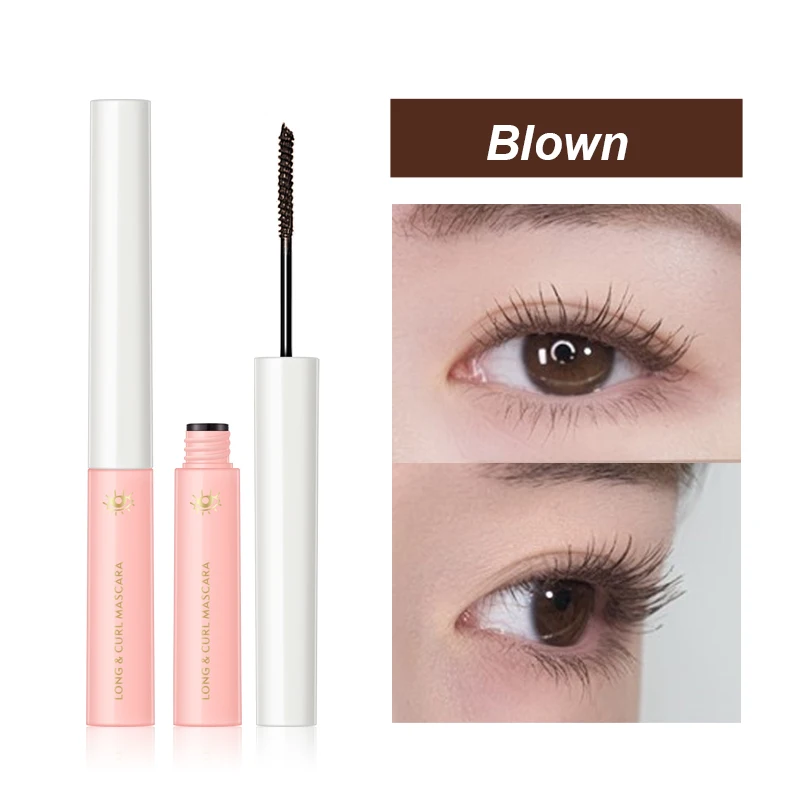 

Ultra-fine Mascara Waterproof Fast Dry Non-smudge Mascara Natural Thick Curling Fine Brush Mascara Eye Makeup Beauty TSLM1