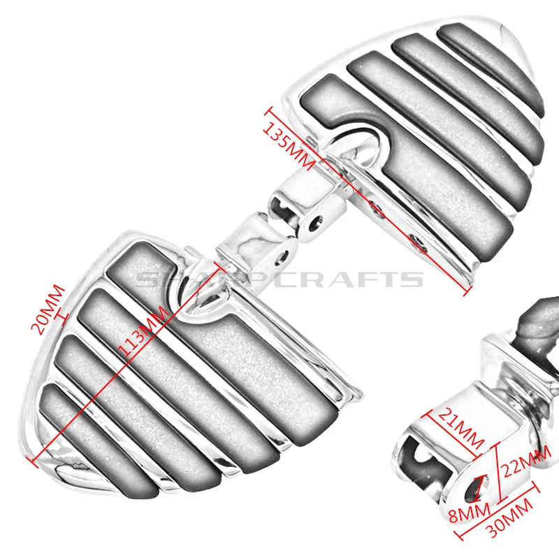 Передние Подножки для педали мотоцикла подножки Honda Steed VLX400 VLX600 STEED 400 600|rear foot pegs|foot