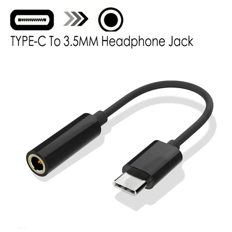 Кабель-адаптер для наушников Type-C-3 5 мм Usb 3 1 Type C USB-C штекер AUX аудио разъем Xiaomi 6 Mi6 Letv