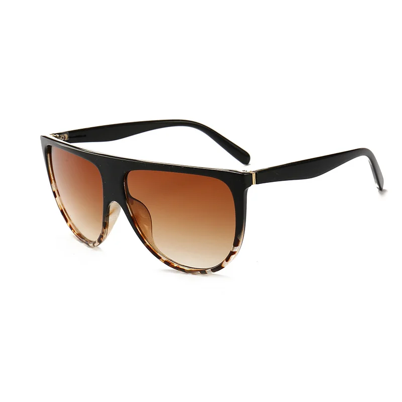 

Классические солнцезащитные очки с большой квадратной оправой и градиентными синими линзами, женские и мужские очки для пар