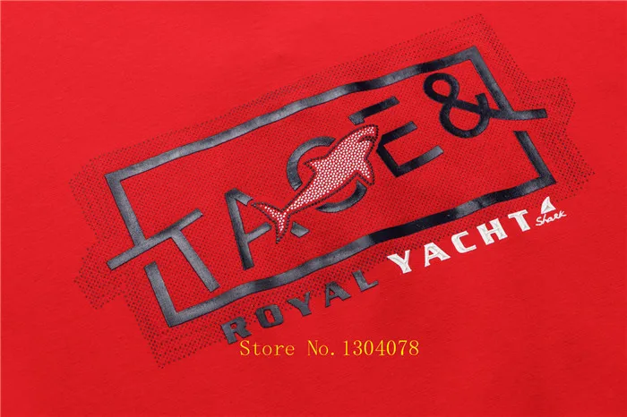 Tace Shark Yachting Club мужская футболка Летняя Джерси брендовая одежда Homme верхняя одежда Роскошные Группы футболки