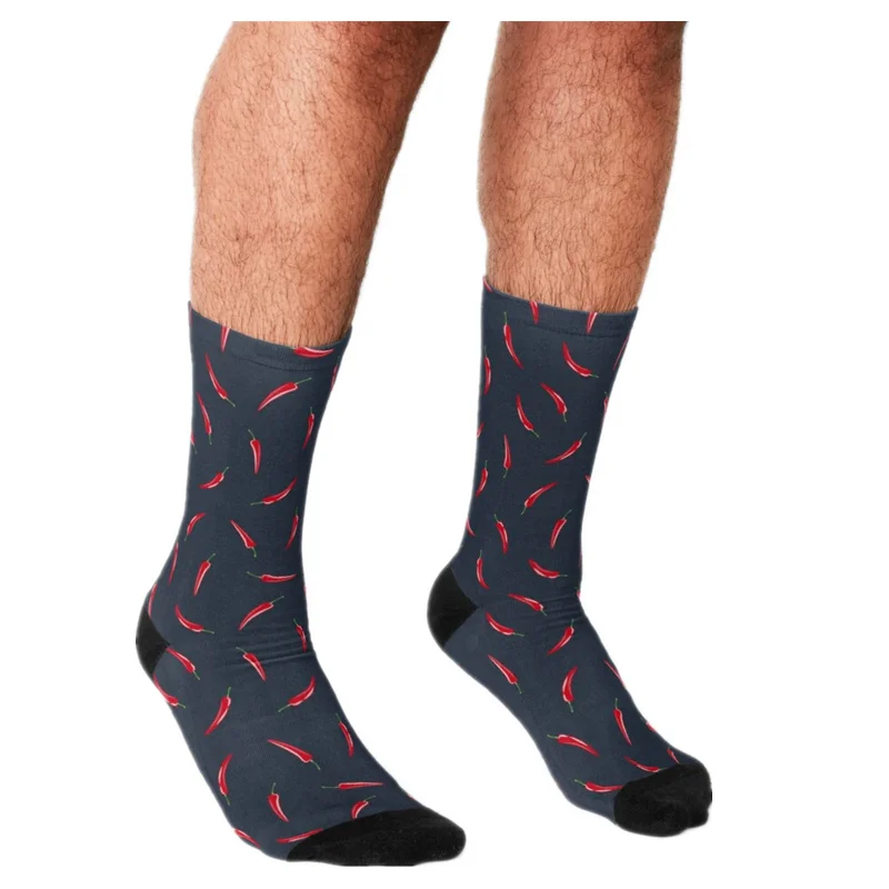 

2021 Funny Socks Men harajuku Cats Baking Cakes and other Sweets Printed Happy hip hop Men Socks Novelty Skateboard Crew Casual