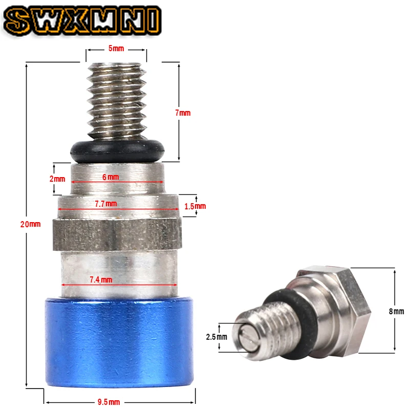 M5 стравливания Водонепроницаемый передняя вилка спускной клапан сброса клапана