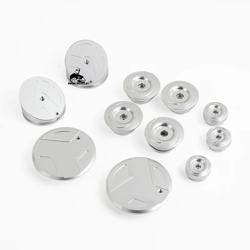 11 шт. для BMW R1200GS LC R 1200GS Adventure R1250GS 1250 GS CNC крышки рамы с отверстием Набор заглушек |