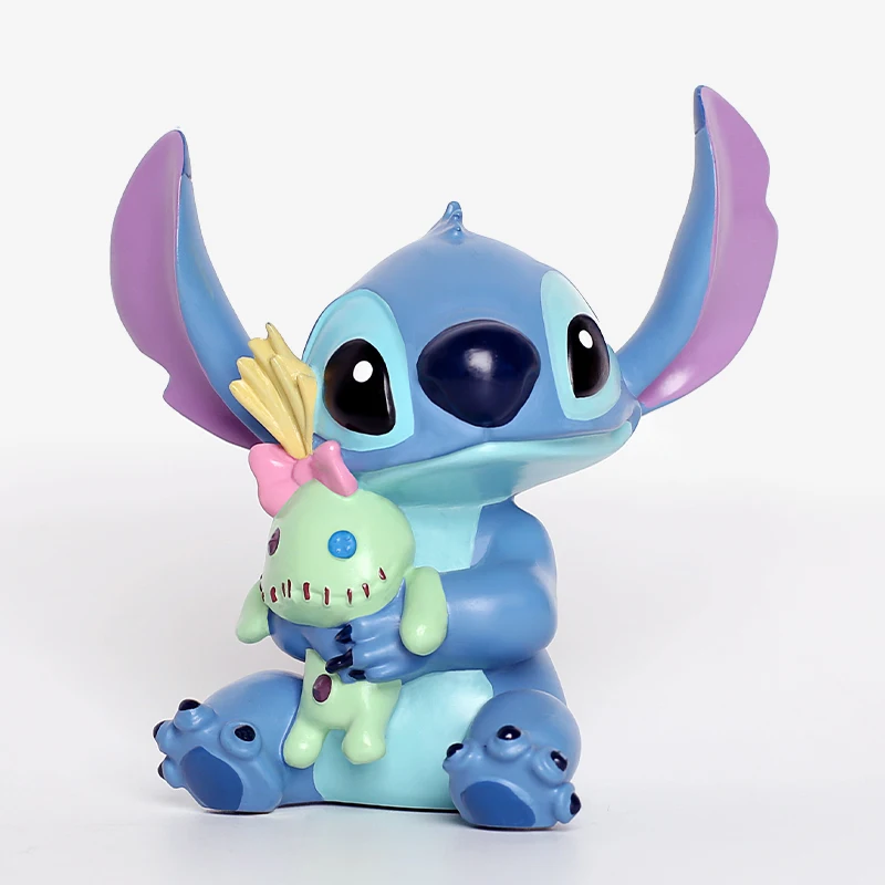

Disney Lilo & Stitch Anime Action Figure Peripherals Hand-Made Cartoon Resin Model Toys Tabletop Ornaments Kids Birthday Gift