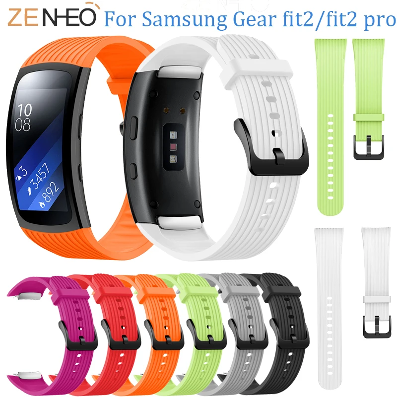 

Ремешок для часов L/S, силиконовый браслет для Samsung Gear Fit 2 SM-R360, фитнес-браслет