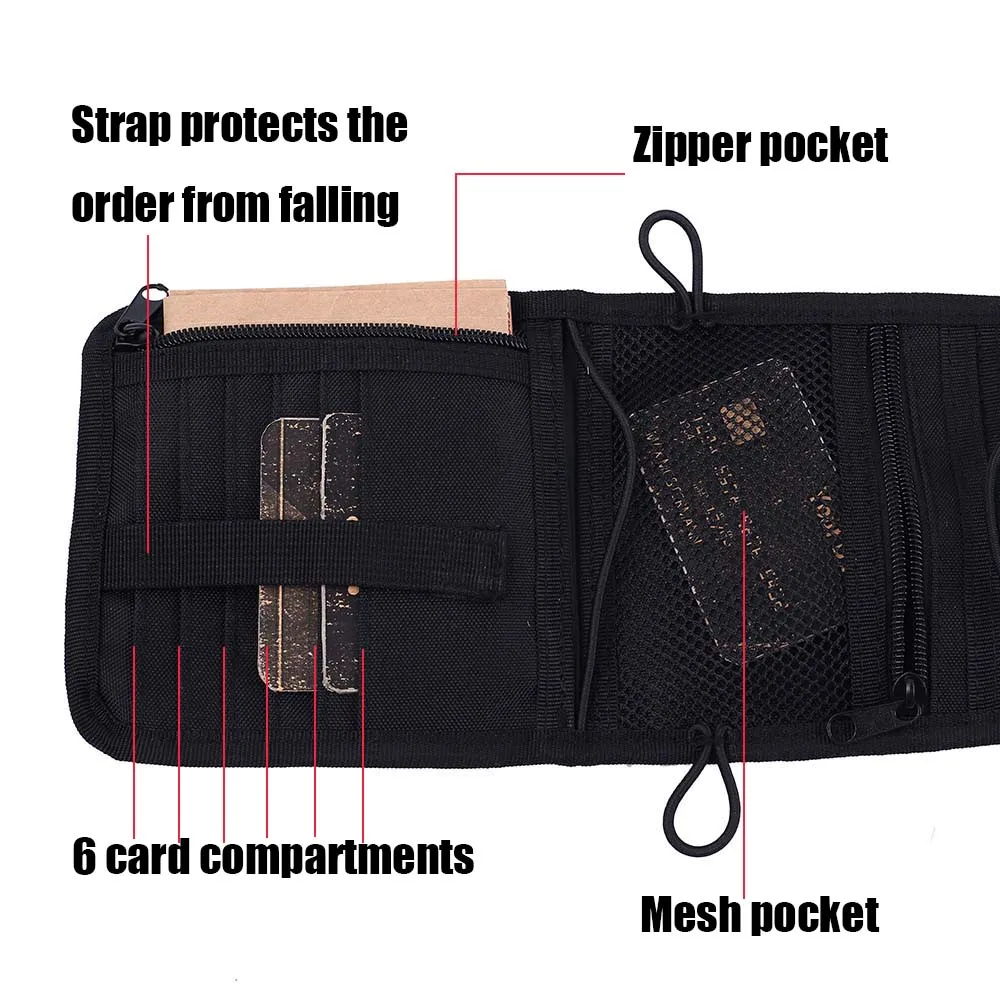 Тактический ID держатель для карт кошелек патч-значок с шейным ремешком сумки