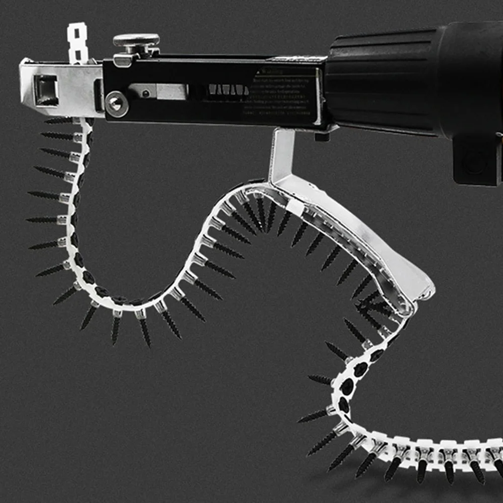 Автоматическая цепочка для маникюрного пистолета адаптер винт ногтей с 50 шт.