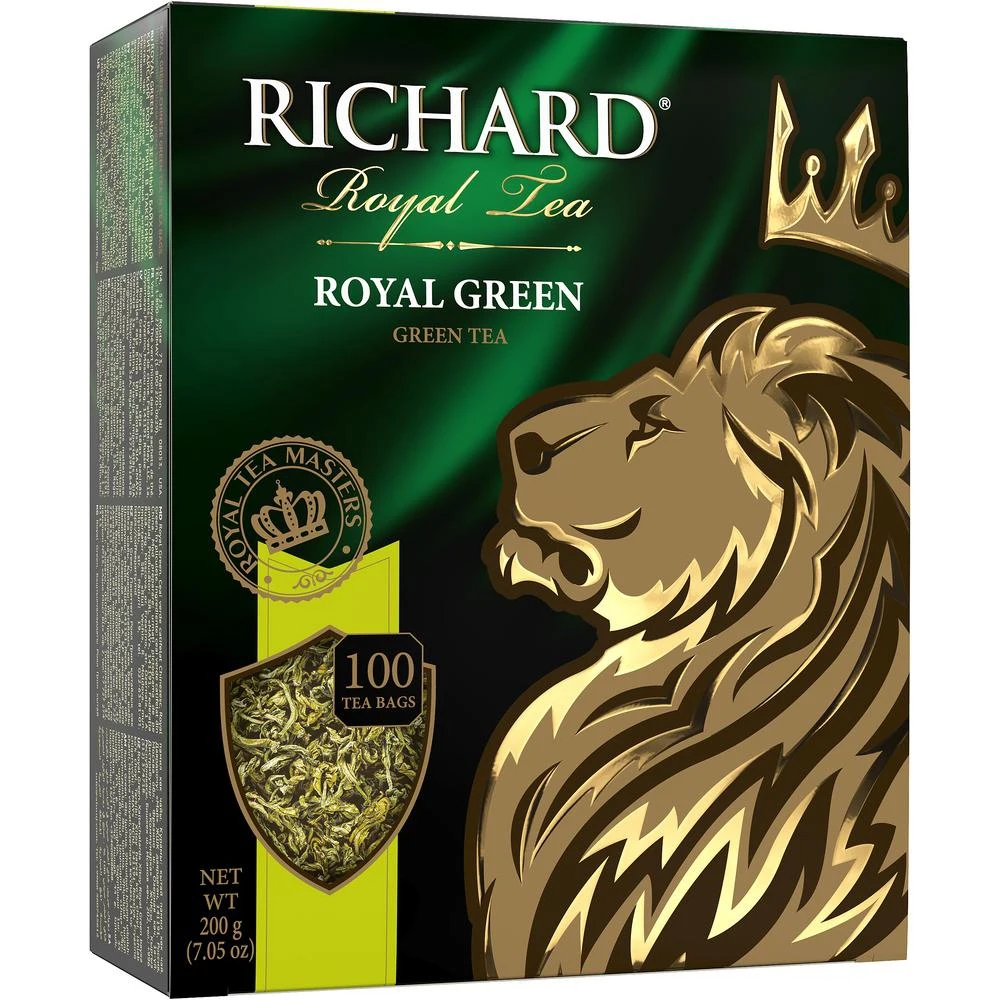 Чай Richard &quotRoyal Green&quot зеленый 100 пакетиков |