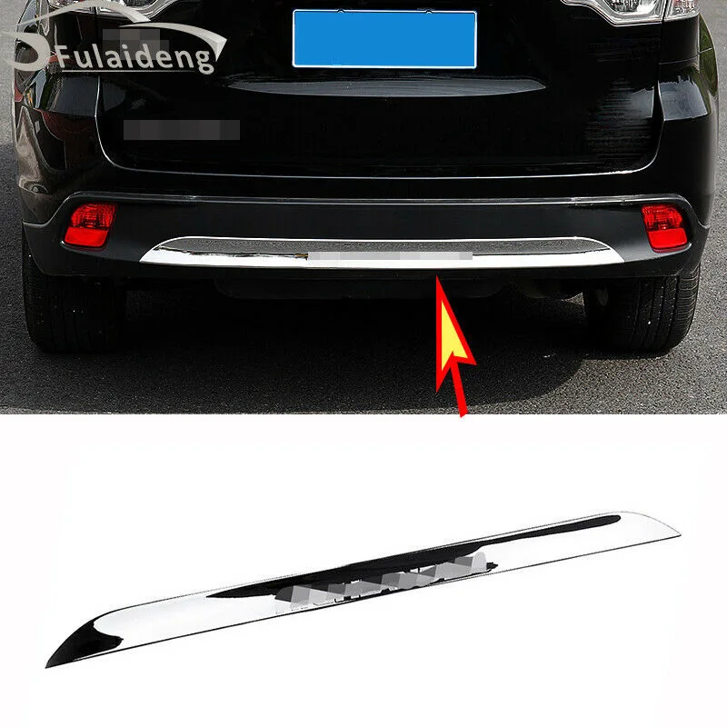 

1pCS For Toyota Highlander 2015-2019 Chrome Rear Bumper Cover decoration protector Trim