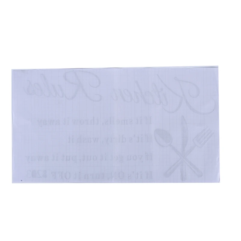 Креативная Настенная Наклейка с изображением правил кухни гостиной спальни