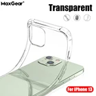 Чехол для iPhone 13, 12, 11 Pro Max, прозрачный, для iPhone X, XS, 6, 7, 8 Plus, SE Mini, ультратонкий, прозрачный, противоударный, мягкий, ТПУ