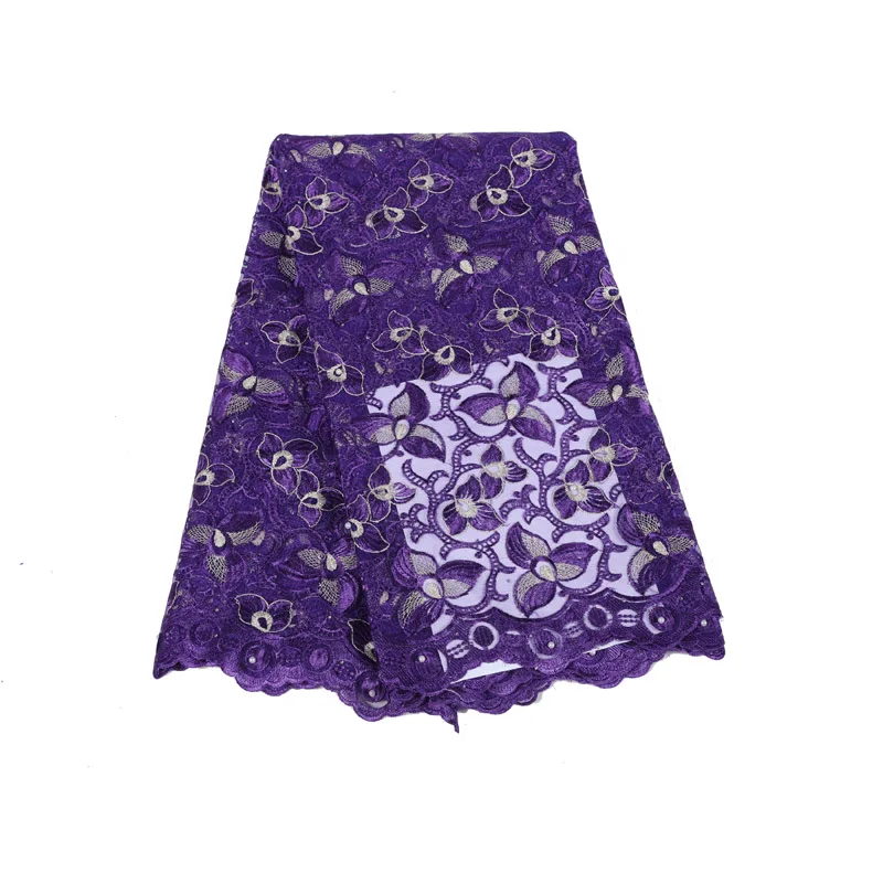 Французская нигерийская кружевная ткань высокого качества свадебная