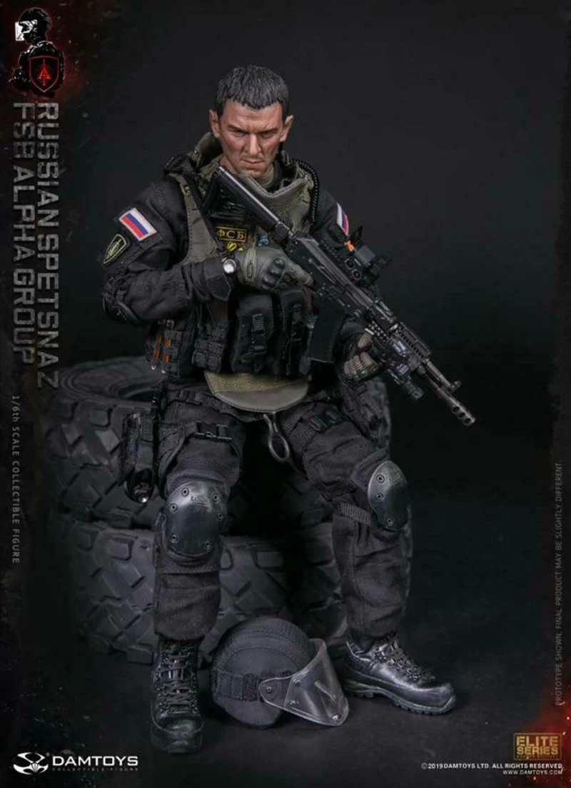 1/6 DAMTOYS 78064 солдатская фигурка русский спецназ ФСО АЛЬФА группа Коллекционная фигурка