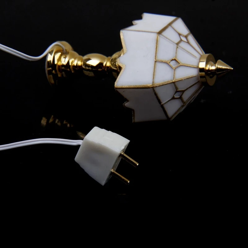 

1 Pcs 1:12 Miniature House Table Lamp Light & 1 Set 1:12 Scale Water Pitcher Washbasin Rack