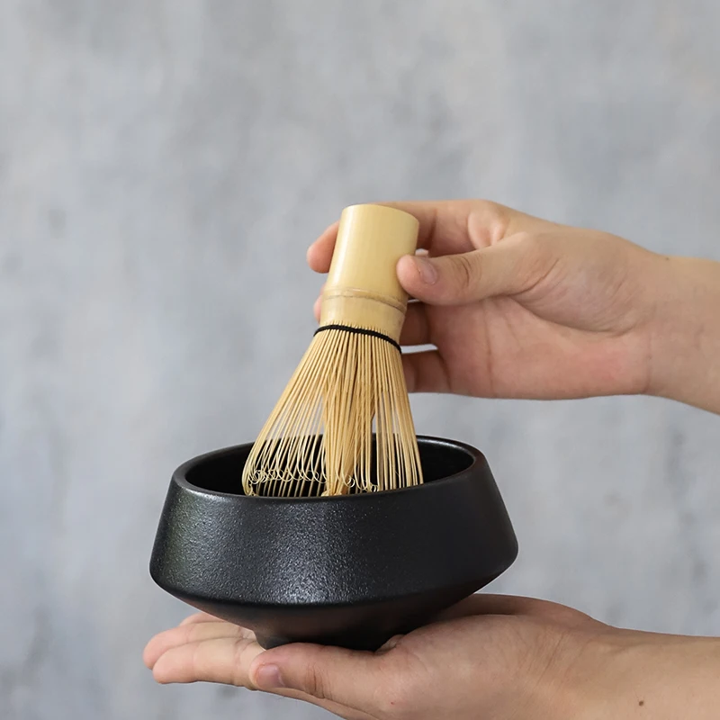 LUWU traditional ceramic matcha sets with bamboo whisk ceremic bowl holders tea | Дом и сад
