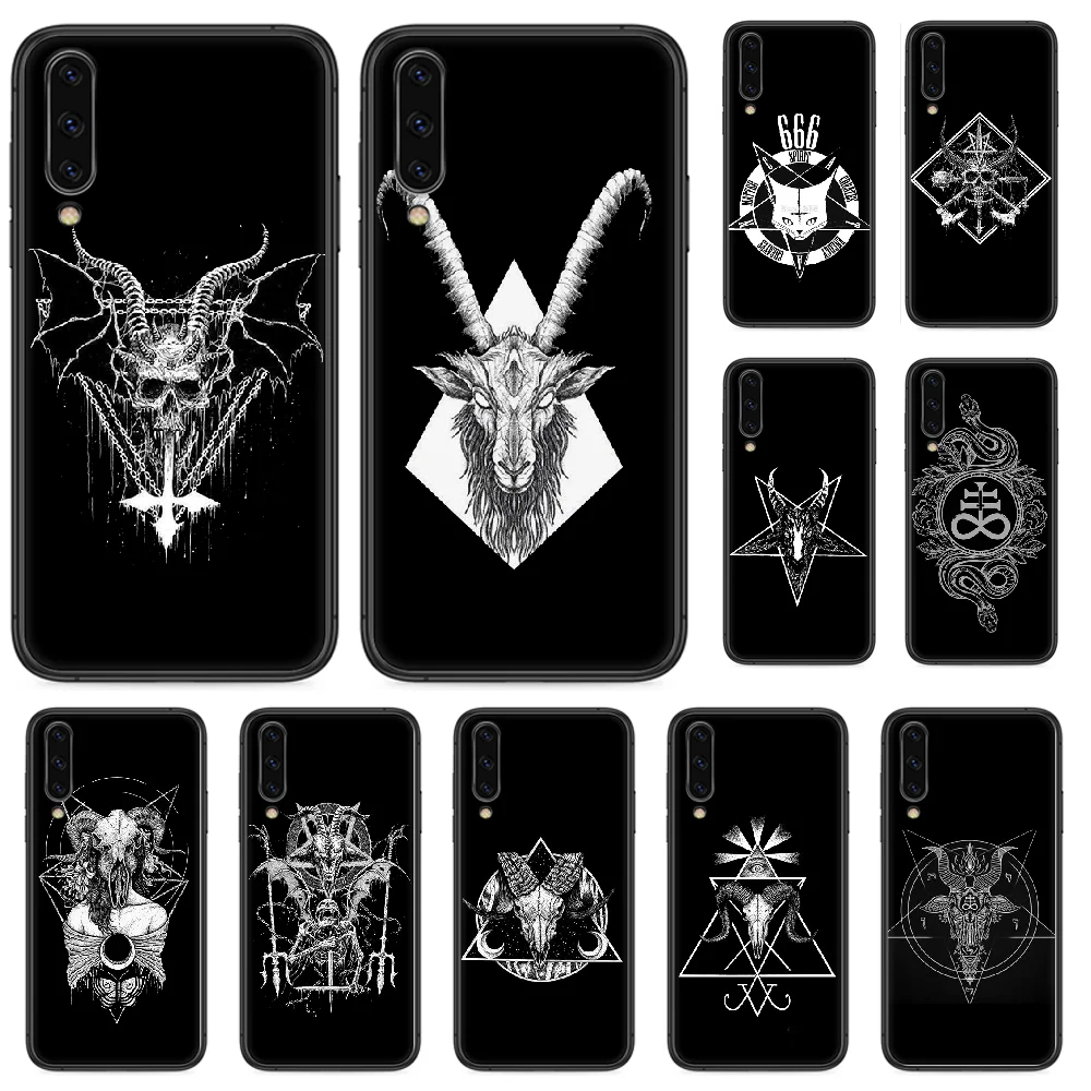 Черный чехол для Samsung Galaxy A 5 10 20 3 30 40 50 51 7 70 71 E S 4G 16 17 18|Бамперы| |