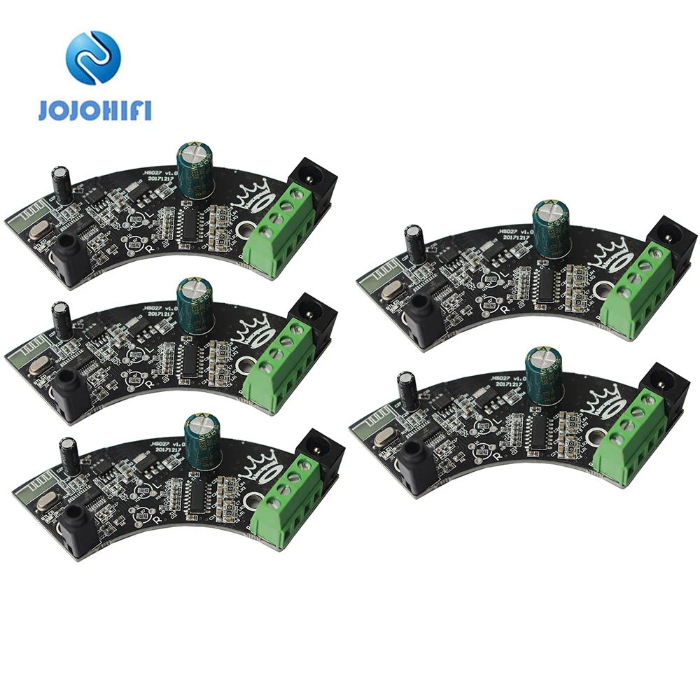 

5pcs/Lots Dual Channel 12W-35W 4.2 Bluetooth 12V-19V Audio Amp Board Ceiling Speaker Background Music Power Amplifier Board