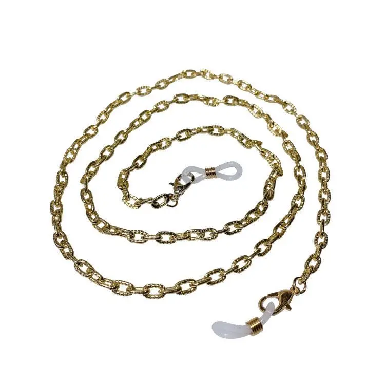 2021 шикарная простая металлическая цепочка на шею золотого цвета в стиле ретро