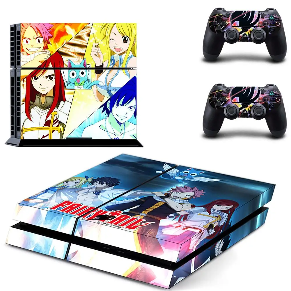 FAIRY TAIL PS4 наклейки виниловые кожа PS 4 стикер Play station Pegatinas для консоли playstation и 2