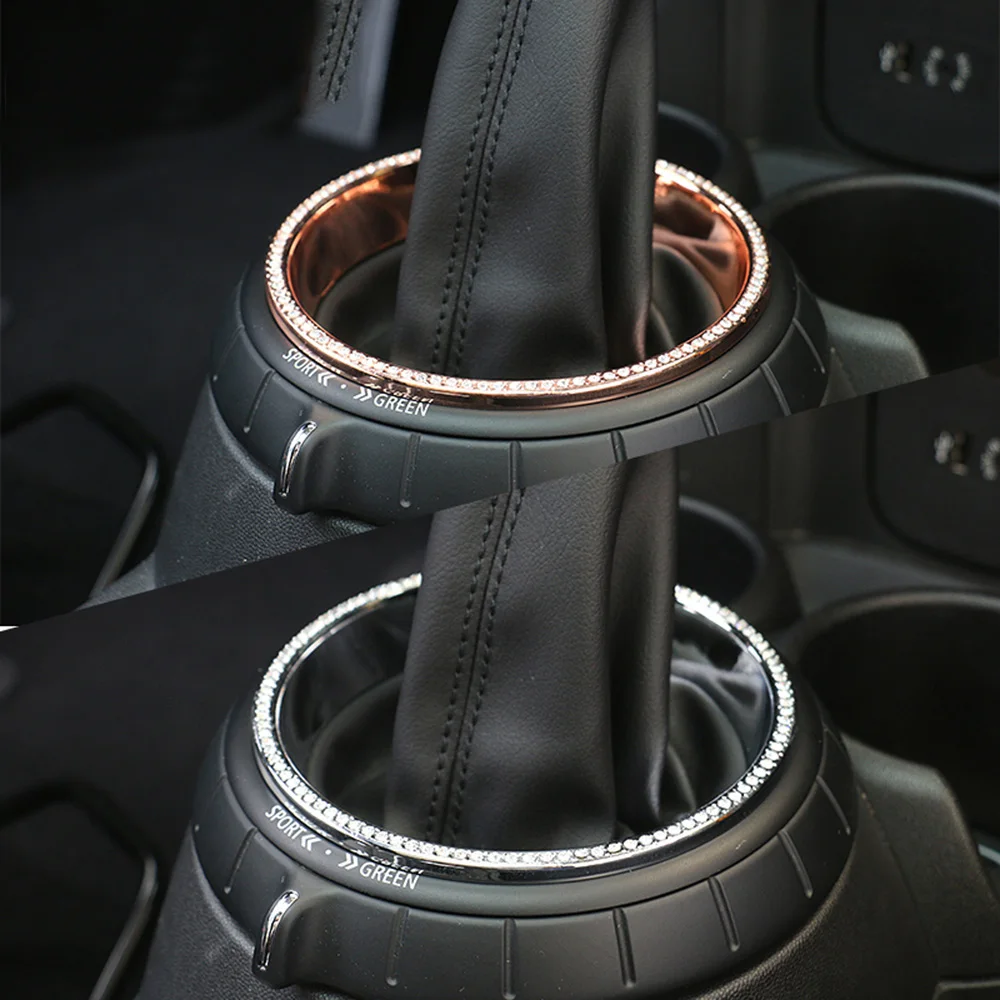 Автомобильный рычаг переключения передач отделка наклейка Декор кольцо ручной