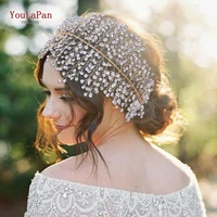 topqueen hp258 luxury silver crystal wedding headband bridal hair accessories wedding crowns women headbands bridal tiara