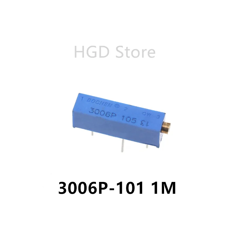 

10 шт. 3006P 1K 2K 5K 10K 20K 50K 100K 200K 500K 1M 100R 200R 500R потенциометр триммера