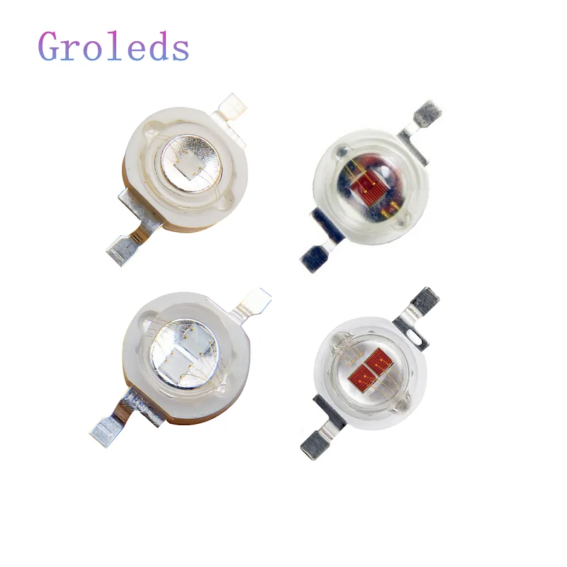 Groleds светодиодный чип 3W 5 Вт Высокая мощность Led УФ ИК-чип светодиодный Диод 3W Мощность Красочные светодиоды DIY лампа EpiLeds Epistar чип Высокая мощность