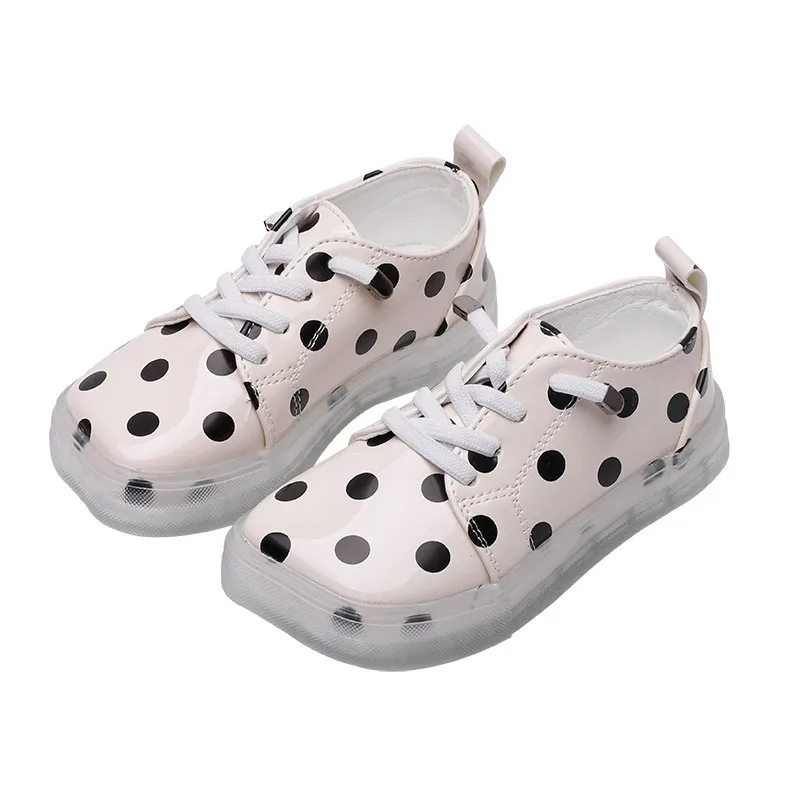 Обувь для девочек Повседневные кроссовки на плоской подошве Модная детская