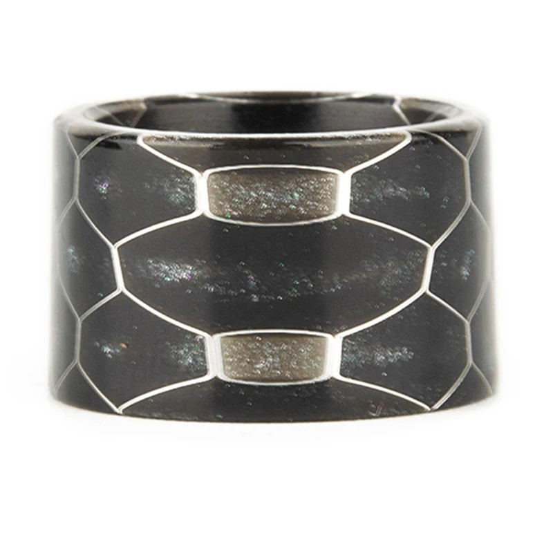 

Snake Skin Resin Cobra Drip Tip Mouthpiece / Black Plastic For SMOK V8 Baby V2 Tank Atomizer Species Kit